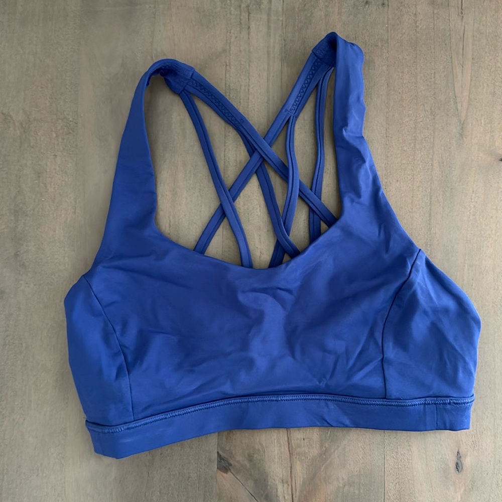 Lululemon strappy sports bra in psychic